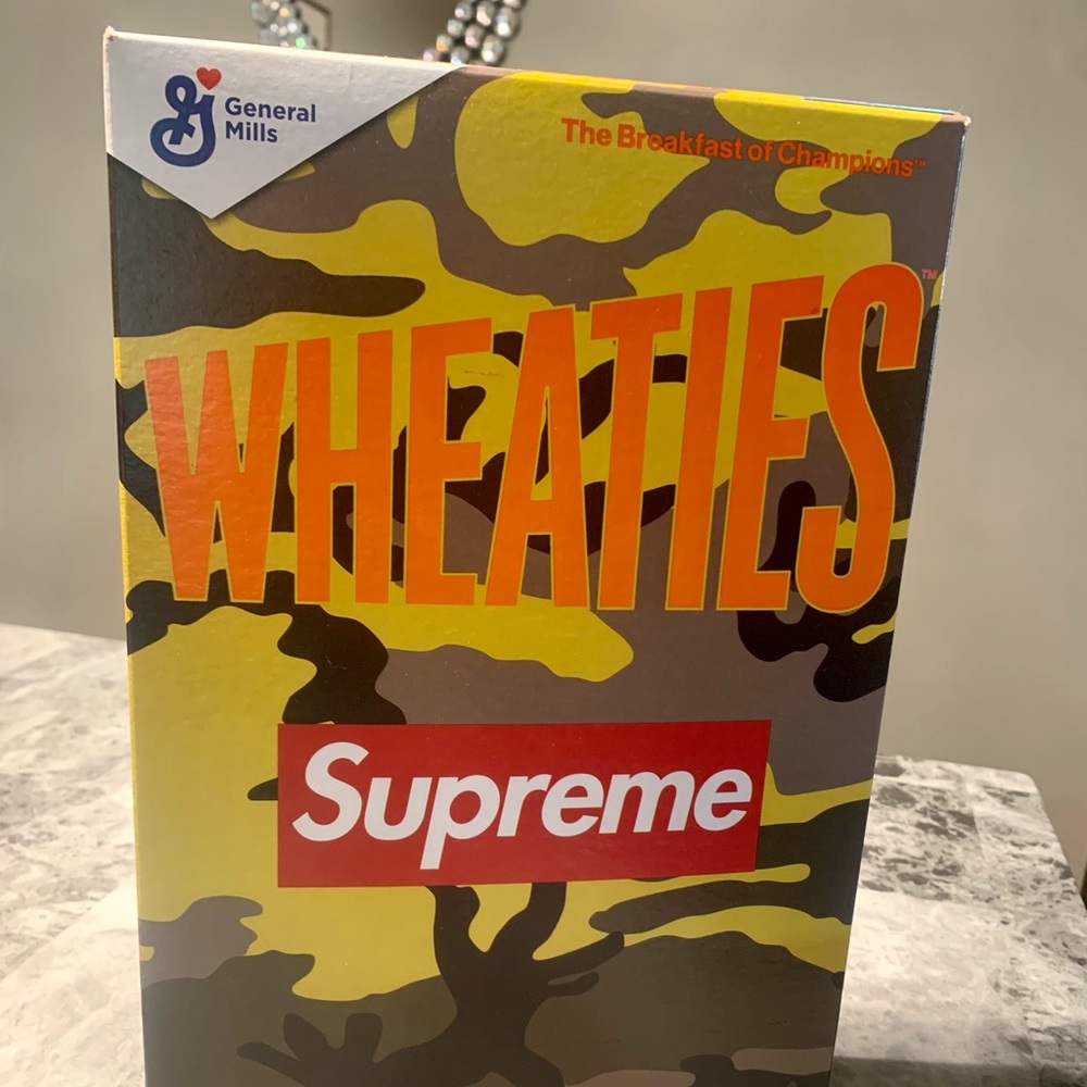 LIMITED EDITION SUPREME X WHEATIES CEREAL COLLAB!